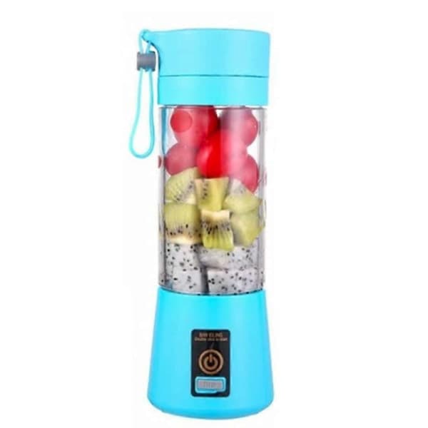 Bärbar mixer för smoothies USB-uppladdningsbar snabb resevänlig enkel att rengöra