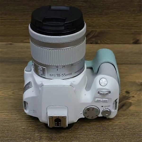 Type D PU Læder Kamerabunddæksel med Skruedesign Halv Kamerataske til Canon EOS 200D/200D II Style C