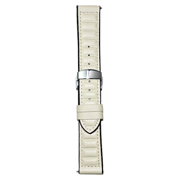 Armband i äkta ko-läder för Samsung Galaxy Watch7 44mm 40mm/Watch FE 40mm Universal 20mm Style D