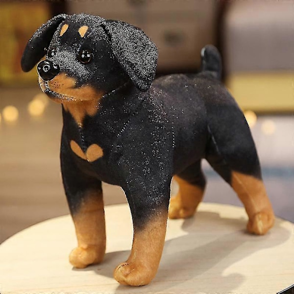 25 cm:n simulointi Söpö koira pehmolelut Ihana Husky Akita Rottweiler Eläin Koira Nuket Täytetyt pehmeät lelut lapsille Pojat Joululahja Akita
