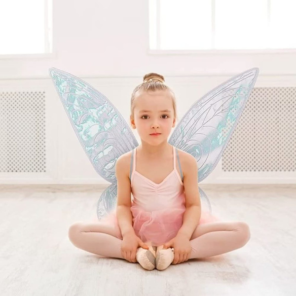 Fairy wings discoloured Angel wings Girl's glow Butterfly wings Butterfly wings Elastic band of wings