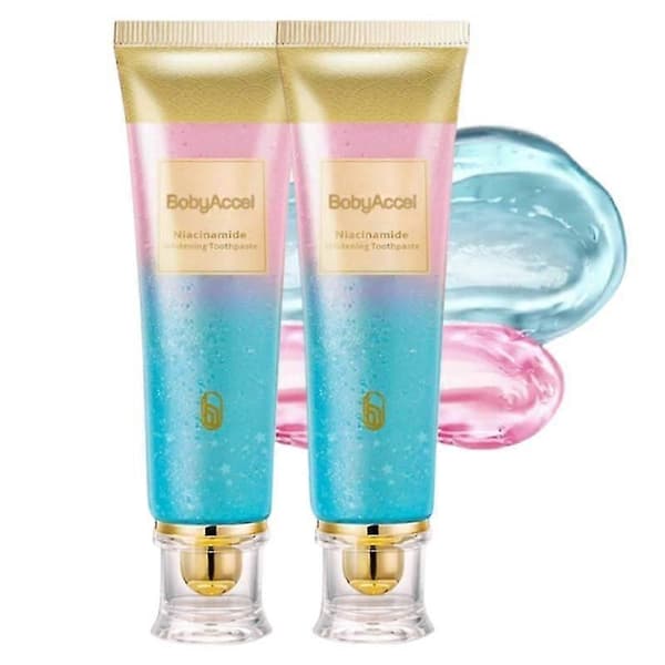 BodyAccel Niacinamide Whitening Toothpaste BodyAccel Toothpaste Niacinamide 2pcs