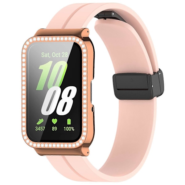 Typ J För Samsung Galaxy Fit3 Magnetisk Armbandsramfodral Härdat Glas Skärmskydd Style C