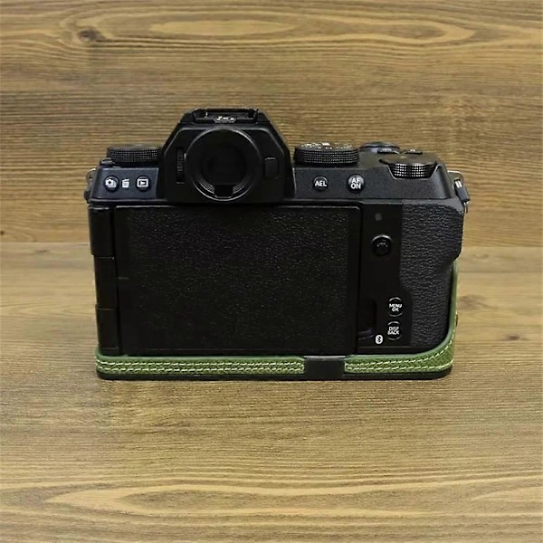 Tyyppi D Fujifilm X-S20 -kameralle PU-nahkainen pohjakotelo Akun avausaukko Puolikas runkosuoja Style E