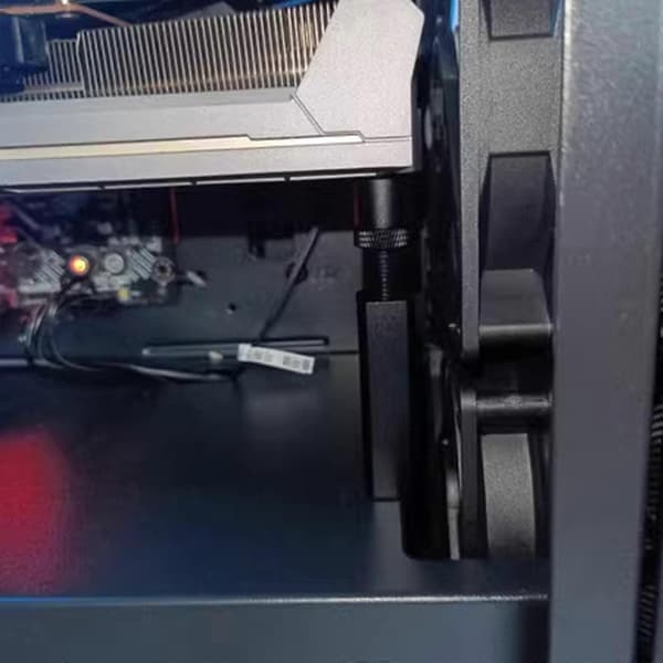 GPU Support Magnetic GPU Holder Telescopic Card Stand Space-Saving Solution for DIY Enthusiasts and Gamers (White, 5)