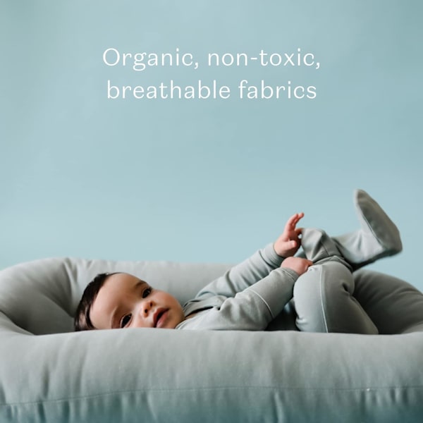 Babysittere og gulvseter | Produkter for nyfødte | Økologisk bomull, fiberfyll | Sparrow slate