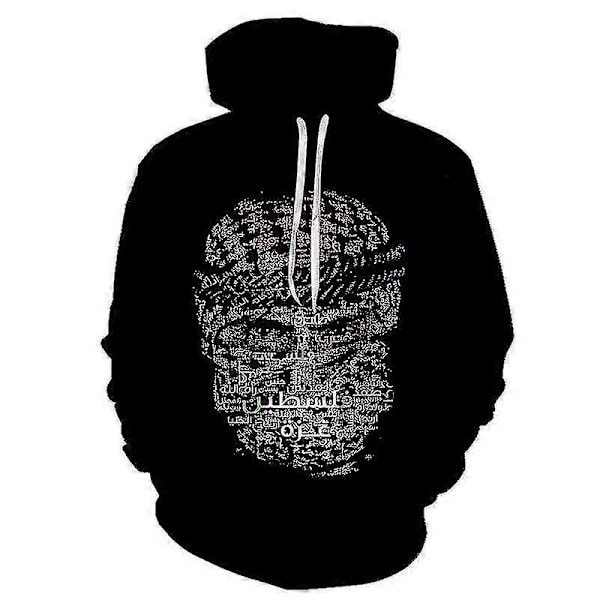 Gratis Palestina Flagga Tryck Hoodie Tröja TMW121-4 M