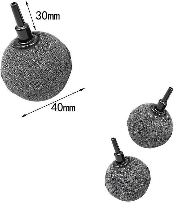 Akvarieluftsten 6 delar Akvarier Syrediffusor Luftsten för Akvariebollar Bubblare Diffusor för Akvariesten för Akvariepump Akvariebubbla
