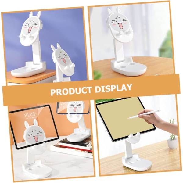 Kaninøre Telefonholder Skrivebordsstativ Tablet Kickstand Bil Tablet Holder 3 Stykker Kaninformet Telefonholder Telefonholder