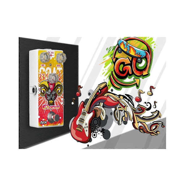 AP-511 Gitarr Effekt 12 Zodiac Series Goat Gitarrpedal Effekt Mini Pedal Gitarr Effekttillbehör
