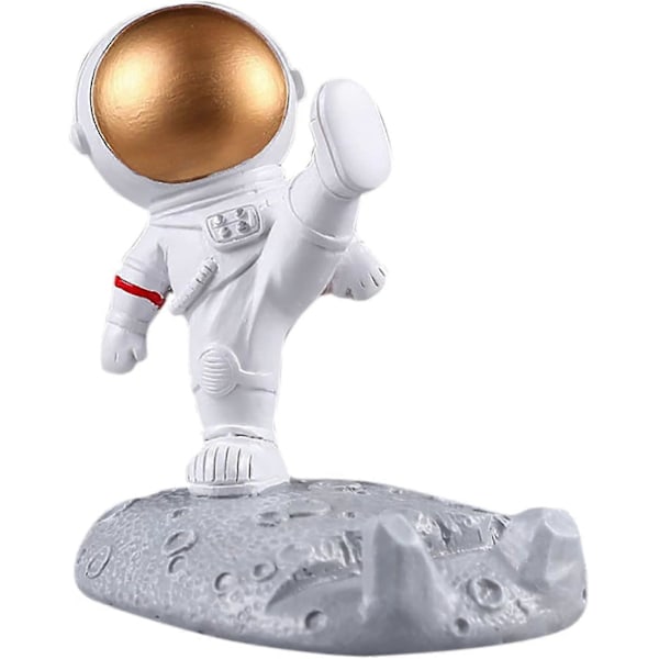 Luova Astronautti Puhelinpidike Avaruusmies Matkapuhelin Teline Söpö Hauska Älypuhelinpidike Pöydälle Kotiin Toimistoon Golda