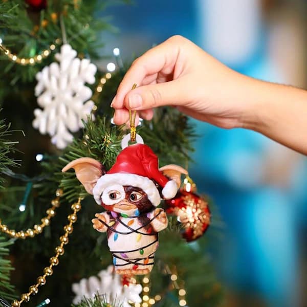 5-pack Gremlins Gizmo String Lights with Santa Hat Hanging Christmas Decoration