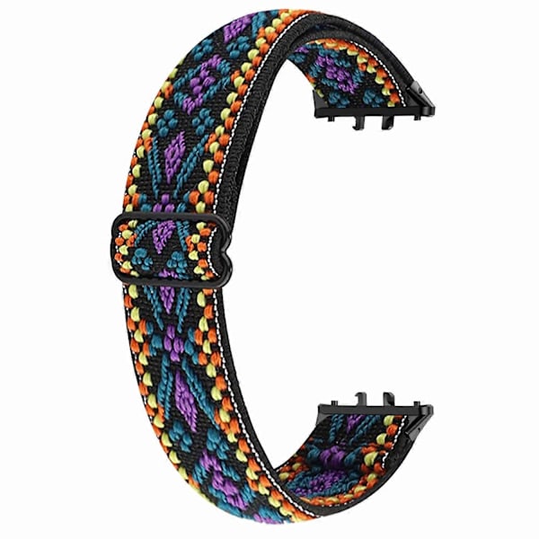 Typ C Armband i Elastiskt Nylon för Samsung Galaxy Fit3 Klocka Justerbar Smartklocka Band Style G