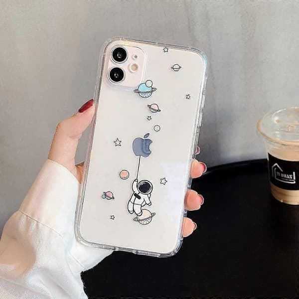 2-pak gennemsigtige telefoncovers til iPhone 12