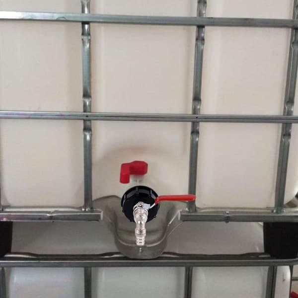 IBC Tank Adapter S60X6 Udskiftningsventilforbindelse 1/2\" slange