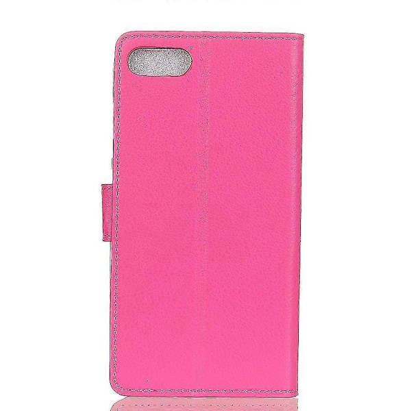 Litchi Skin Classics Plånboksfodral Ställ Läder Flip Cover För Iphone Se (2020)/se (2022)/7/8 4.7 Tum Pink