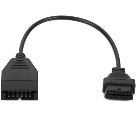 Diagnostic Cable, GM OBD1 12-Pin to OBD2 16-Pin Diagnostic Tool Connection Adapter Cable