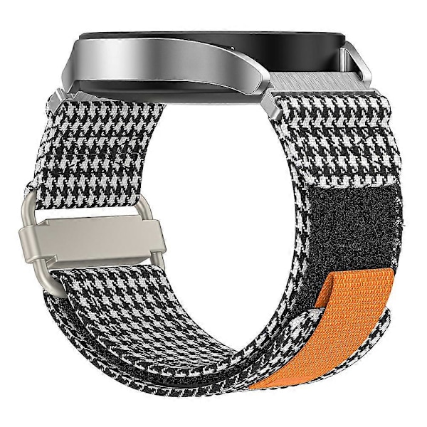 For Samsung Galaxy Watch5/Watch 5 Pro/Watch 4/Watch 4 Classic Canvas Klokkereim 20mm Loop Stropp Style C