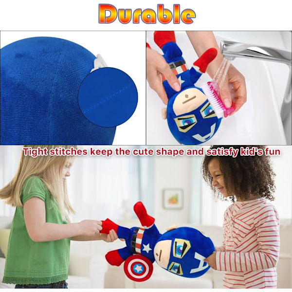 Superhelte Plyslegetøj, Hero Plushie, 10,6 tommer Samleobjekt Dukke Fyldt med Bomuld Tætte Sting til Småbørn som Gave Dekoration