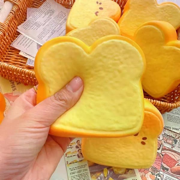 Smør Squishy Legetøj, Langsomt Stigende Squishy, Squishy Smørstang, Stresslindrende og Afslappende Fidget Legetøj til Børn og Voksne, Perfekt til Jul, Fest, Bi E