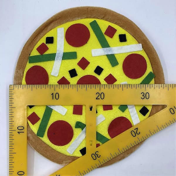 Morsomme kostymetilbehør Pizzahatt til dekorasjon 2 stk Pizzaformet hodeplagg