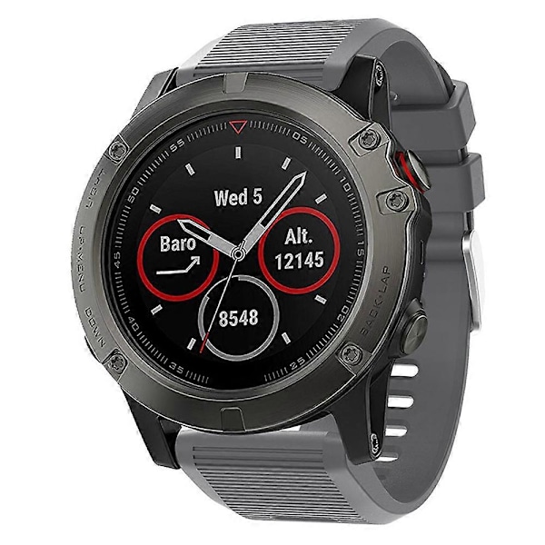 Type D KALEBO LKLB-HWGJ-001 til Garmin Fenix 6X/Fenix 7X/Instinct 2X Smart Watch Band QuickFit Style G