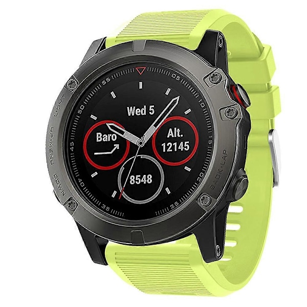 Type D KALEBO LKLB-HWGJ-001 til Garmin Fenix 6X/Fenix 7X/Instinct 2X Smart Watch Band QuickFit Style I