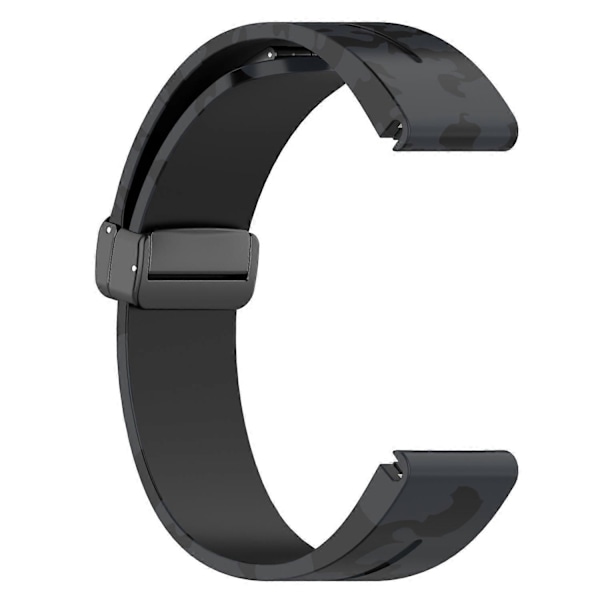 Tyyppi H Garmin Fenix 7/Forerunner 965/955/945/935 kellon ranneke musta solki 22mm Camouflage Style A