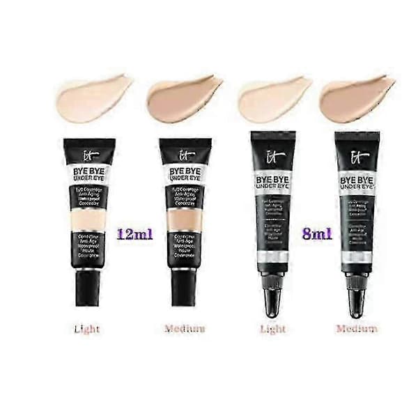 2025 IT Bye Bye Under Eye Fuld Dækning Vandtæt Concealer Lys/Medium-YKY416 (lys)