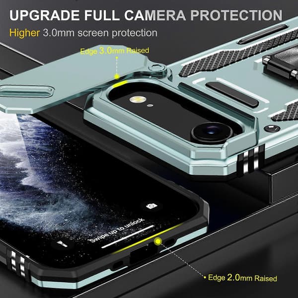 Armor PC + TPU Camera Protection Phone Case (For iPhone 17 Air)