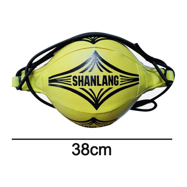 Boxningsboll Speed ​​Bag Speed ​​Träningsboll Dubbla väskor för stansning MMA Träning Träning Träning Agility Träning-Gul