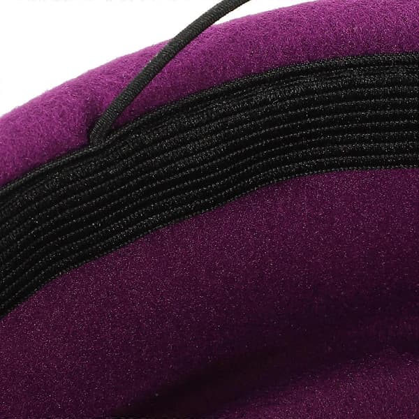 Flyværtinde Hat 3 Stk Stewardesse Baret Hat Kvinder Elegant Sceneforestillings Kostume Tilbehør Lilla