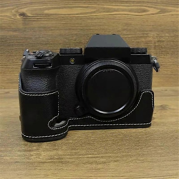 Tyyppi D Fujifilm X-S20 -kameralle PU-nahkainen pohjakotelo Akun avausaukko Puolikas runkosuoja Style A
