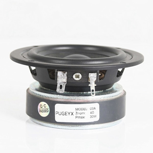 3 tums Full Range Högtalare Ljudhögtalare 4 ohm 30W HiFi Högtalare Stereo - Bashögtalare DIY Hem Amplif