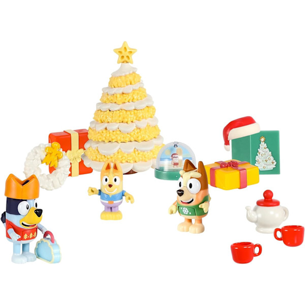 Exklusivt adventskalenderpaket. Öppna förpackningen för att hitta en Bluey-överraskning varje dag i 24 dagar, inklusive exklusiva figurer! | Amazon Exclusive