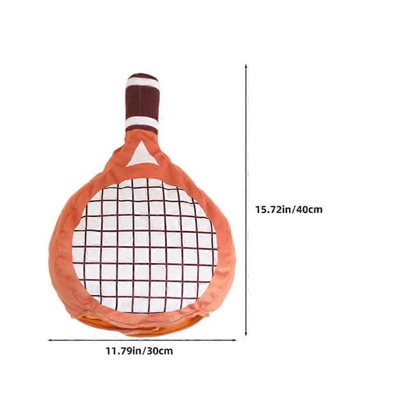 Tennisskinnhatt for fest, plysj hodeplagg for forestillinger