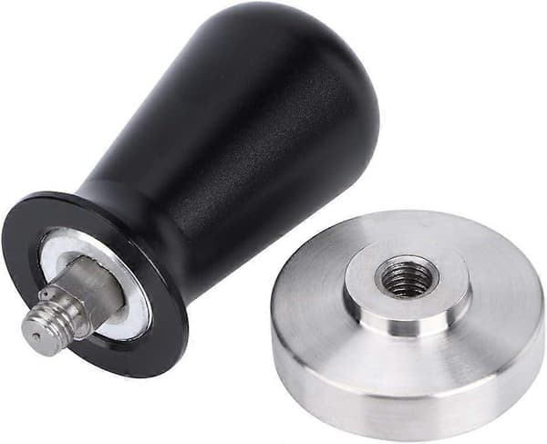 51 mm kaffetamper flad base rustfrit stål 426g ergonomisk greb til præcis espressostampning