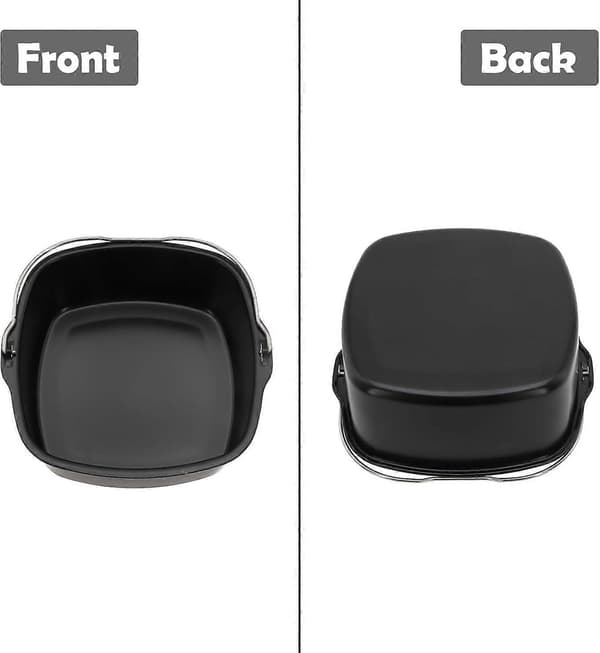 Airfryer Kageform Non-Stick Bageplade til Ovn Mikrobølgeovn 7 8 Tommer Rustfri Aluminium