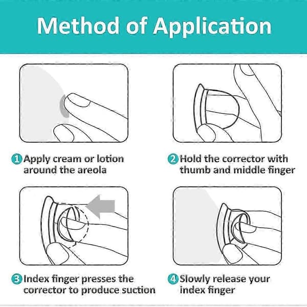 Nipple Shields, Nipple Correctors for Inverted, Flat, and Shy Nipples, Nipple Shield, Nipple Suction Cups