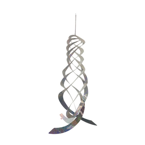 3/6-pack - hängande spiralfågelavskräckande - Fågelskräckavstötande tejp - Silver