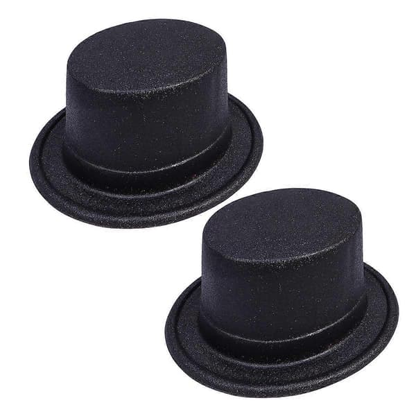 Party Performance Hat Party Fedora Hat för Cosplay och 4 st