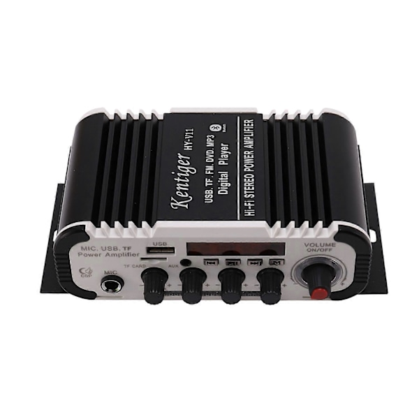 - V11 Bluetooth Forstærker 2-Kanals Super Bass Audio Forstærker Med Fjernbetjening Tf Usb Fm 85