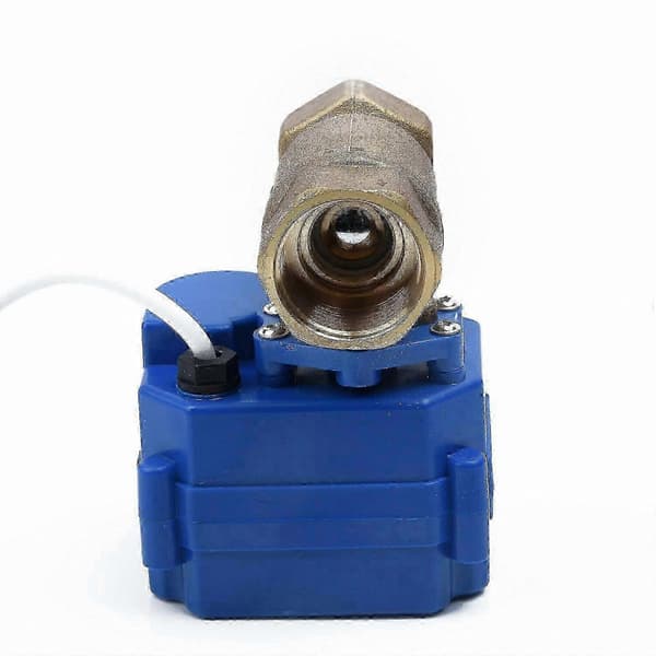 Elektrisk motoriserad kulventil, mässing, 12V DC, 3-tråds 2-vägs, DN20 G3/4, för vattenkontrollsystem Edition 0107