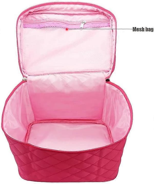 Makeuptaske (sort), makeuptaske, stor taske d style3
