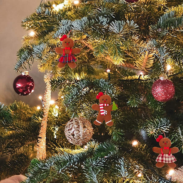 Juletræspynt i peberkagemand - Juletræspynt i peberkagemand - Juletræspynt - Juletræspynt (kvinde)
