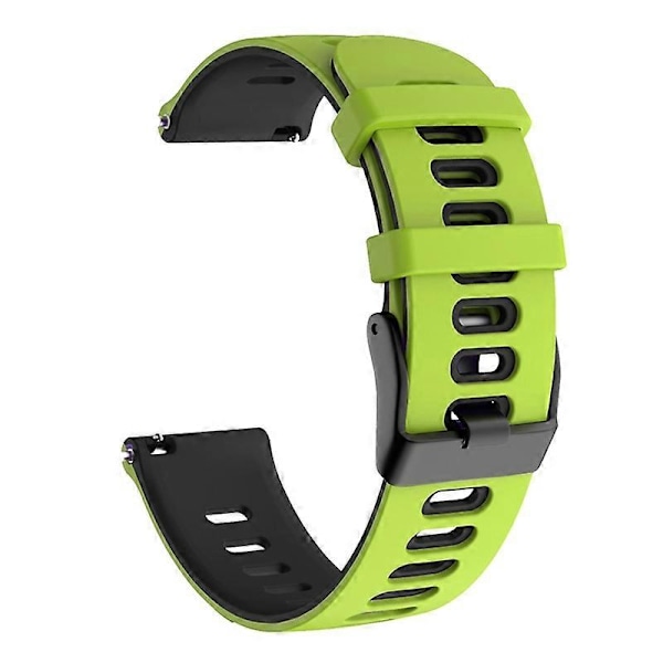 Samsung Galaxy Watch3 45mm / Garmin Venu 3 -kellon ranneke 22mm Kaksivärinen silikoninen kellon ranneke Style I