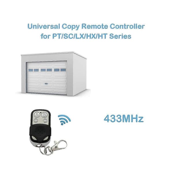 433MHz Remote Control Electronic Gate Garage Door Opener Remote Control Duplicator Learning Code Car Key - 5pcs