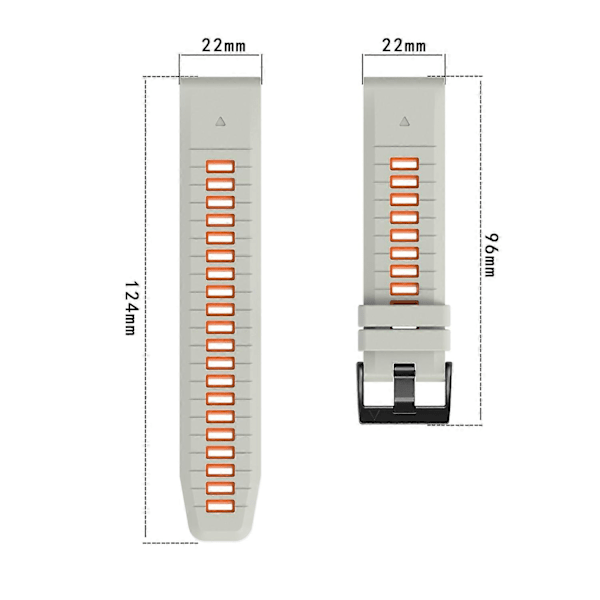 Urremme til Garmin Fenix 8 47mm Style F