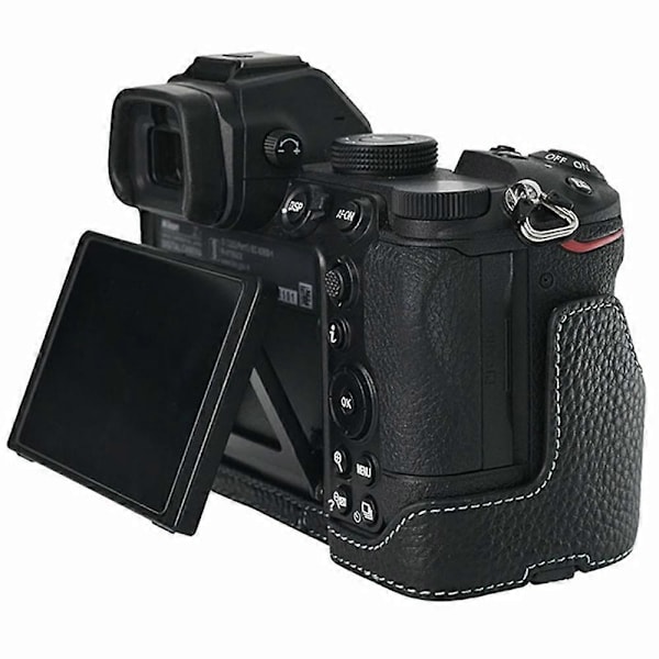 Tyyppi E Nikon Z 5/Z 6 II/Z 7 II Kamerakotelo Suuri Aukko Aitoa Lehmännahkaa Suoja Style B