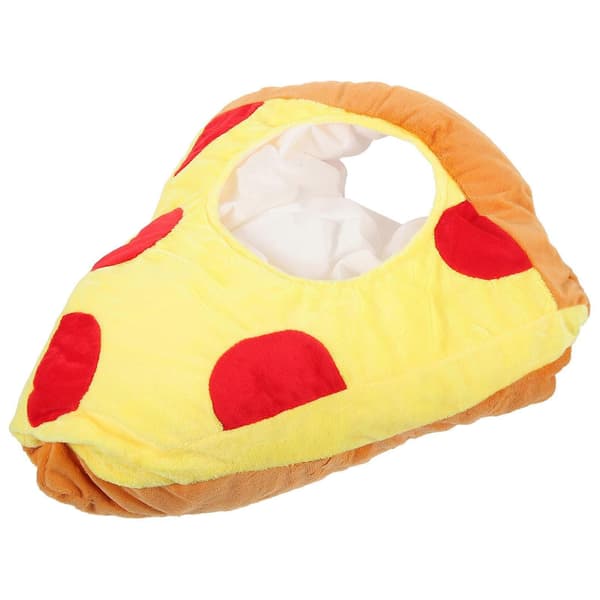 Mardi Gras Pizza Hat Plys Kostumehat til Karneval 2 Stk Sæt